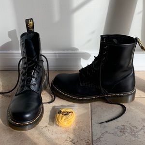 Doc martens combat boots